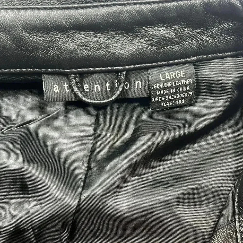 Attention leather jacket L - Picture 6 of 16